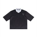 Verde Striped Polo