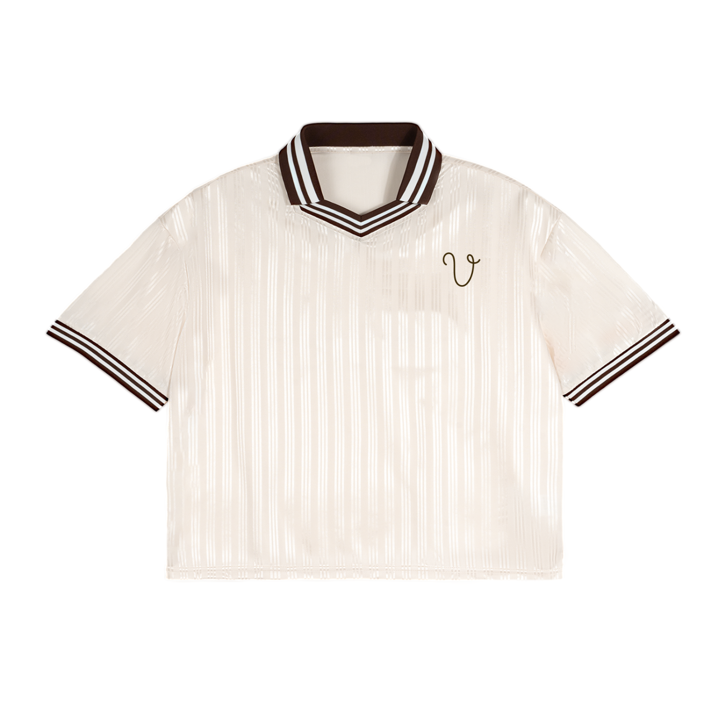 Striped Jersy Verde Polo